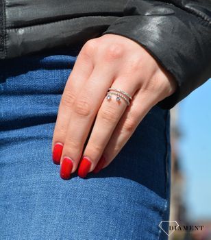Pierścionki srebrne z cyrkonią Dall'Acqua.Pierścionki srebrne w Sklepie z Biżuterią zegarki-diament.pl.Piękna i Elegancka Pierścionki dla Kobiet.Prawdziwe Srebro.Darmowa wysyłka12.JPG